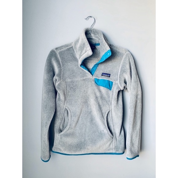 Patagonia Jackets & Blazers - Patagonia women’s fleece pullover Grey XS re tool